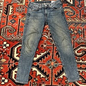 rag & bone Faded Blue Skinny Jeans